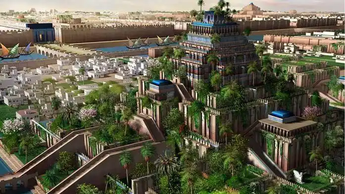 巴比伦空中花园复原图集(hanging gardens)
