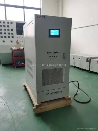 三相全自动补偿式电力稳压器150kva全新智能屏幕