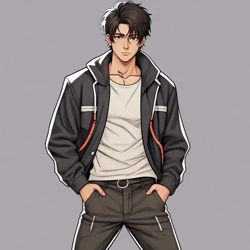 动漫男生帅气全身照90