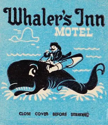 whalers inn anaheim matchcover | flickr – 相片分享!