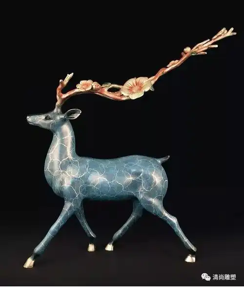 清尚雕塑青铜作品鹿