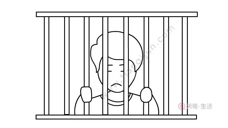 监狱简笔画 监狱的画法