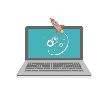 卡通电脑png元素素材图片下载-万素网