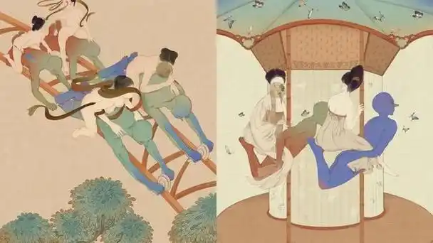 潮汕女子画了60幅"性主题"系列图:堪称现代春宫,男性皆为配角|陈韦伶