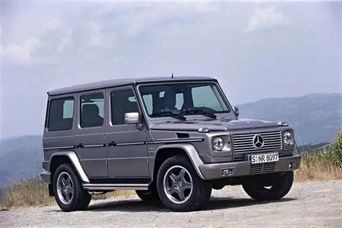 图为梅赛德斯-奔驰g级 g55 amg