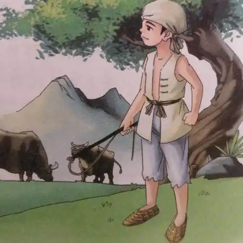 小英雄王二小儿童画蜡笔画小英雄王二小这是一组王二小的简笔画的内容