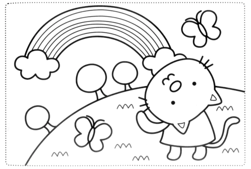 儿童画涂色1