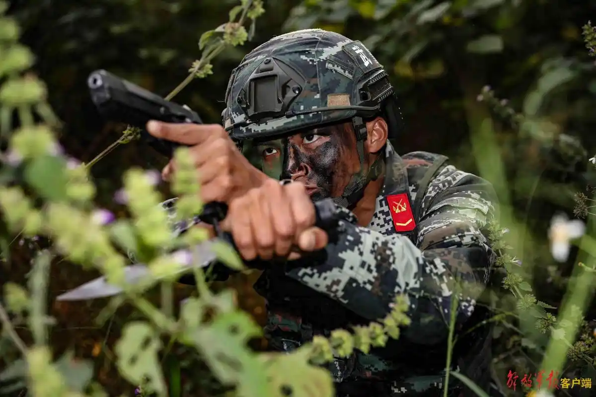 炫酷!直击武警官兵山地捕歼演练现场