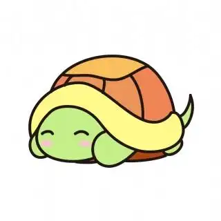 卡通可爱矢量乌龟