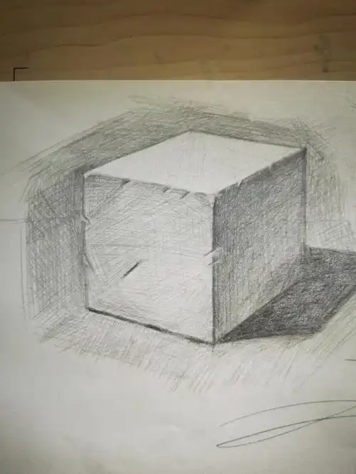 大龄宝妈入门副业挣钱d2插画素描基础正方体