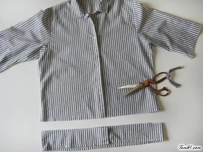 旧衬衫改造的废物利用的创意制作图解教程
