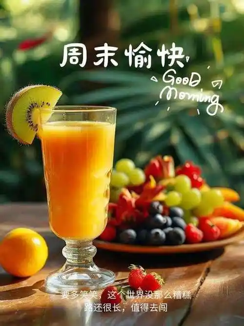 8.4」周日早上好,周末愉快最新漂亮早安问候祝福图片