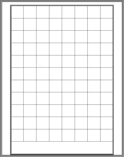硬笔书法比赛专用纸模板(齐全)
