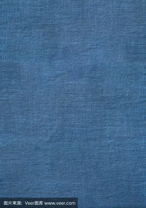蓝色粗麻布的背景
