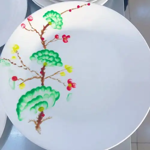 盘子上的艺术——果酱画,再来炫耀一下学生们的果酱画盘饰