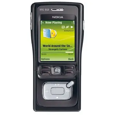 点击查看本文图片 诺基亚 n91 8g - 8g海量内存 n91全黑音乐版刚到货