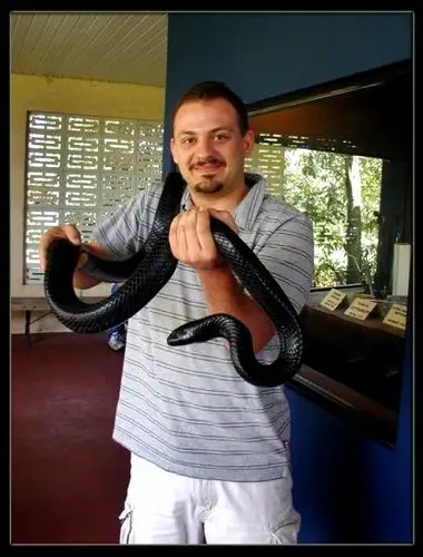 snake charmer.