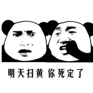 明天扫黄你死定了 - 斗图表情包 - 金馆长表情库 - 真正的斗图网站