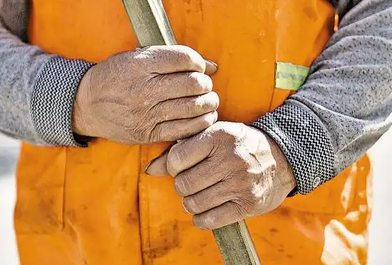 劳动者的手见证勤劳孕育希望