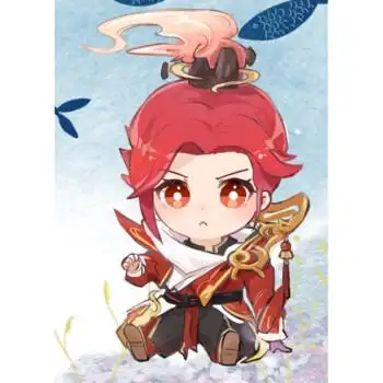 限时秒杀荣耀挂件排排坐v10系列2钥匙扣徽章同人周边李白韩信曜马超