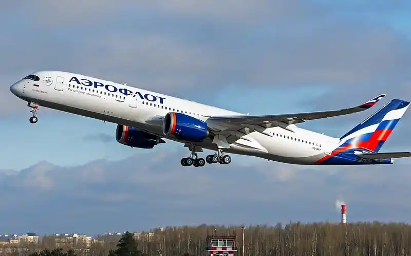 俄罗斯航空 空中客车 a350-900 首次定期航班_哔哩哔哩_bilibili