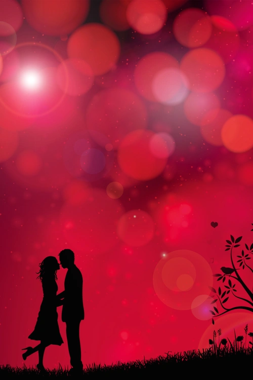 情人节爱情红色背景