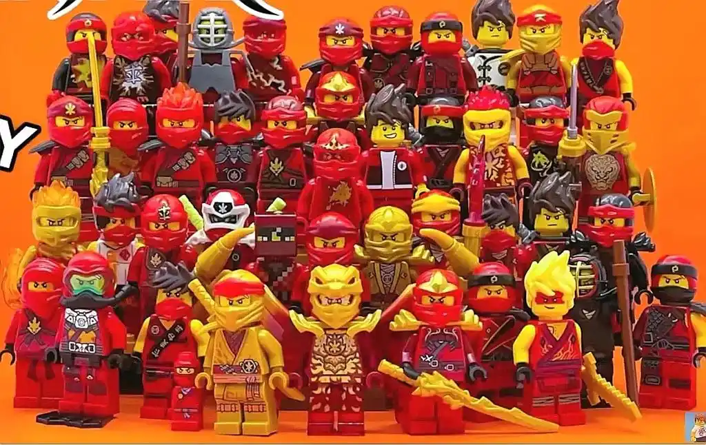乐高幻影忍者人仔,凯,国外玩家收集的2011~2022全部版 - 抖音