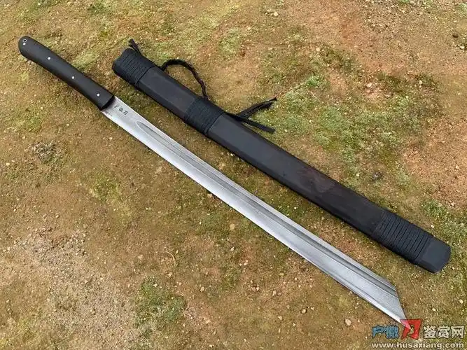 黑檀百炼钢《斩马刀》_户撒长刀_云南户撒乡刀网