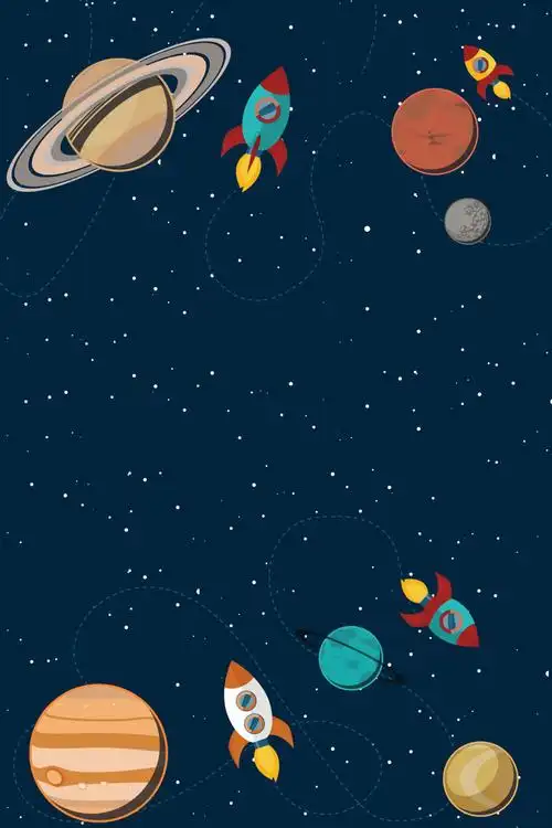 卡通太空宇宙飞船矢量背景背景素材免费下载(图片编号:9052683)-六