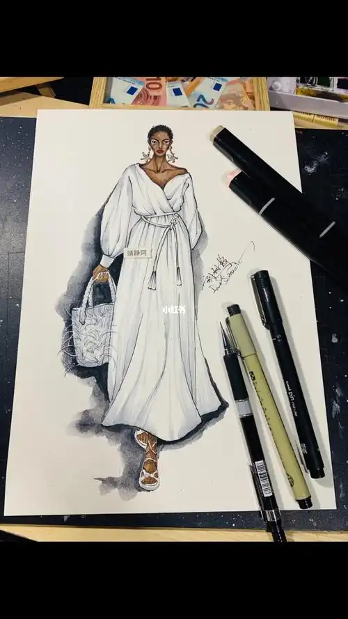 服装设计效果图手绘