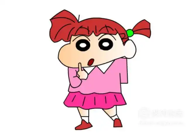 妮妮可爱简笔画