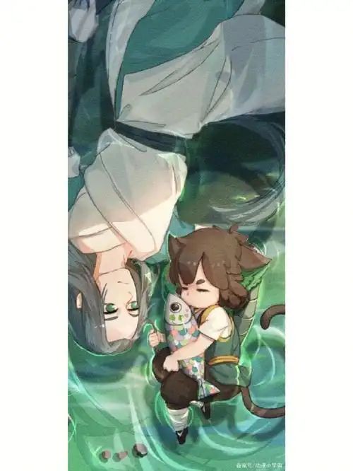 无限和小黑师徒二人#壁纸  #罗小黑战记  #罗小黑  #动漫壁纸  #每日