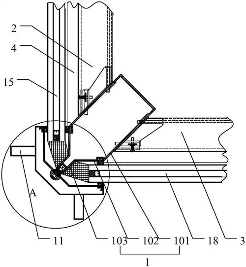 转角明框玻璃幕墙装饰系统-爱企查