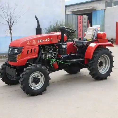 柴油动力四驱单缸拖拉机554国三电喷中型四轮拖拉机农用904四驱拖拉机