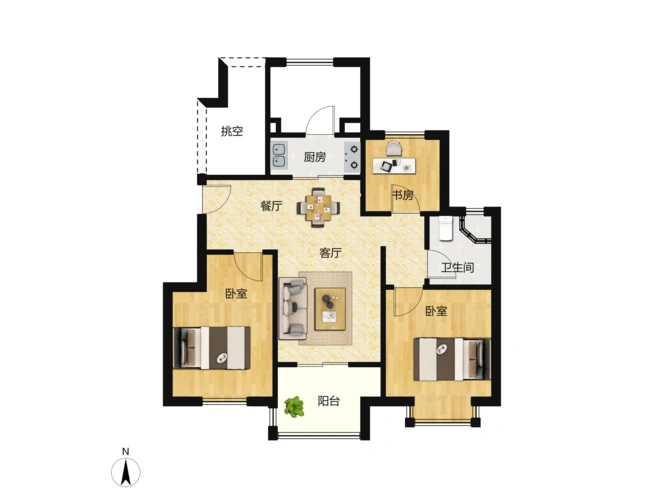 翡翠公馆户型图(翡翠公馆链家新房)