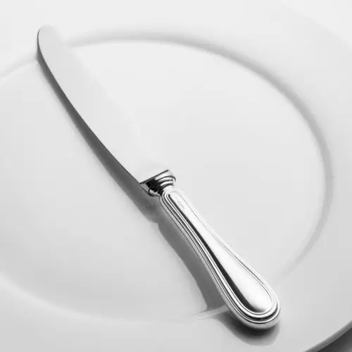 意大利进口西餐餐刀-zaramella argenti银餐具bl inglese系列西餐刀