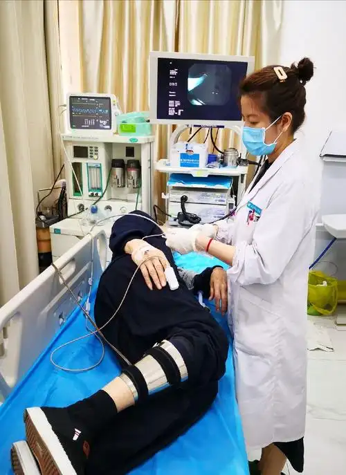 市九院成功为90岁高龄老人行无痛胃镜检查