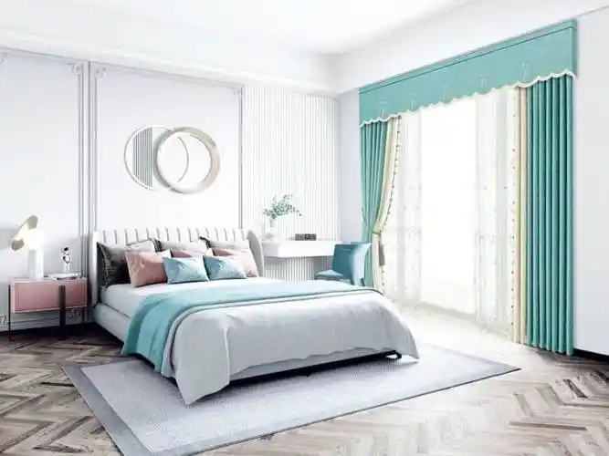 主卧房间墙布效果图 主卧墙面墙布装修效果图