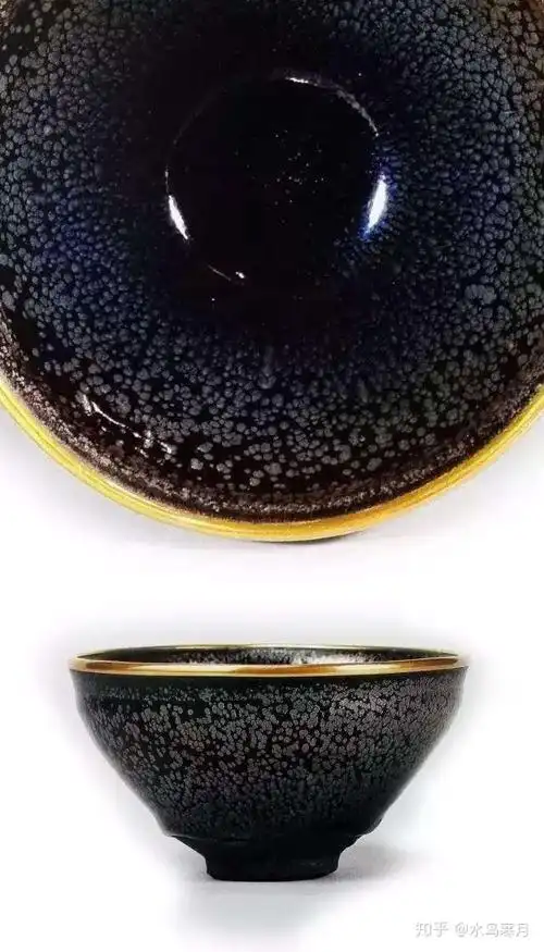 日本九大建盏珍藏6国宝大阪市立东洋陶瓷美术馆藏安宅英一油滴天目