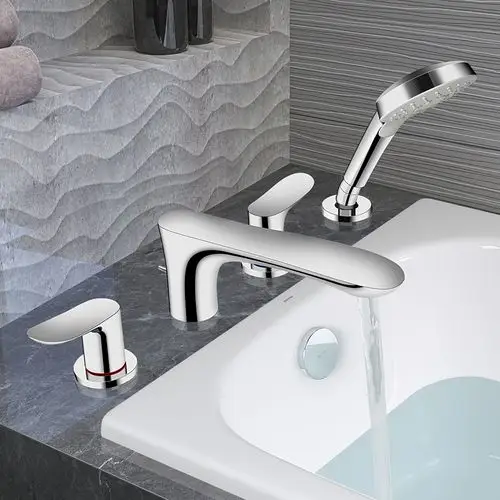 toto浴缸水龙头tbg01201tbg01202tbg01305台式缸边冷热冷热水浴缸淋浴