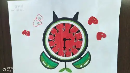 一(2)班钟表特色作业