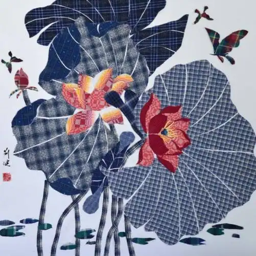 崇明土布贴画,让人惊喜的创新艺术