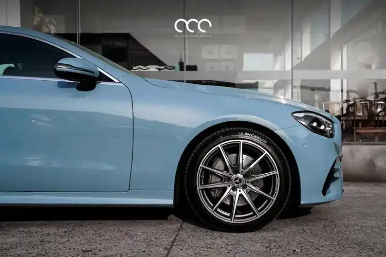 奔驰e260l 漫彩改色膜颜色瓷器蓝_blue_china_世家