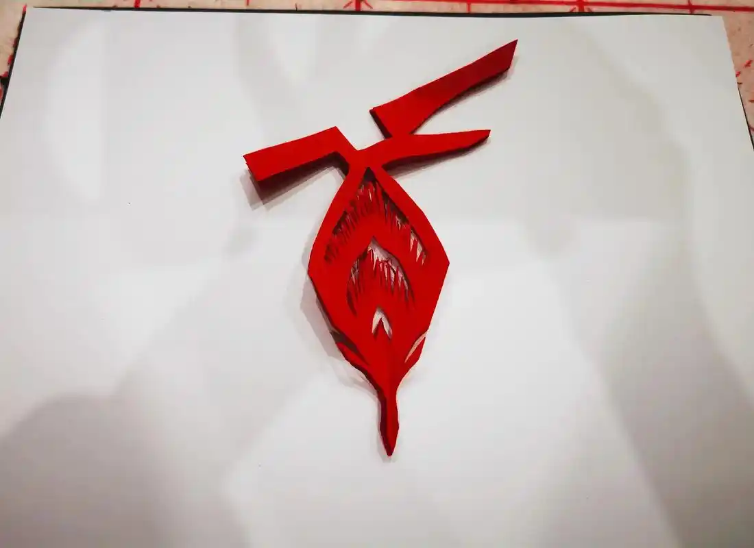 边角的练习,简单精美#简单剪纸花 #手工剪纸  - 抖音