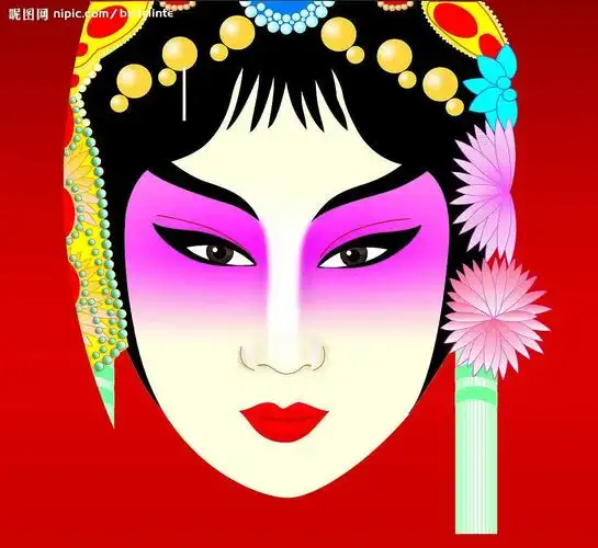 中班美术欣赏活动: 《 中国戏剧脸谱 》