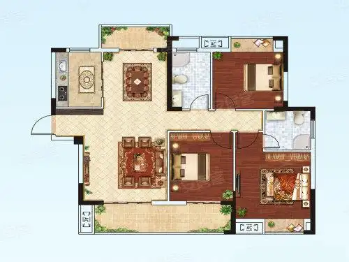 和信清河城户型图