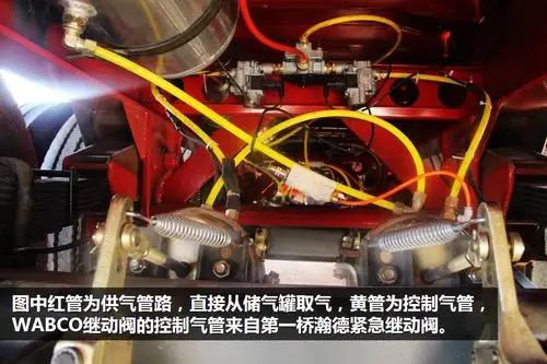 挂车的气路布置和相关接法