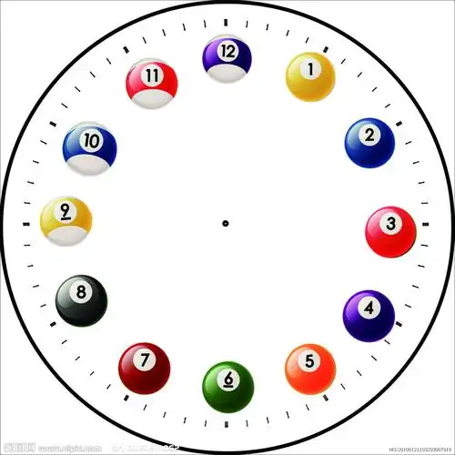 钟 桌球 球表 数字