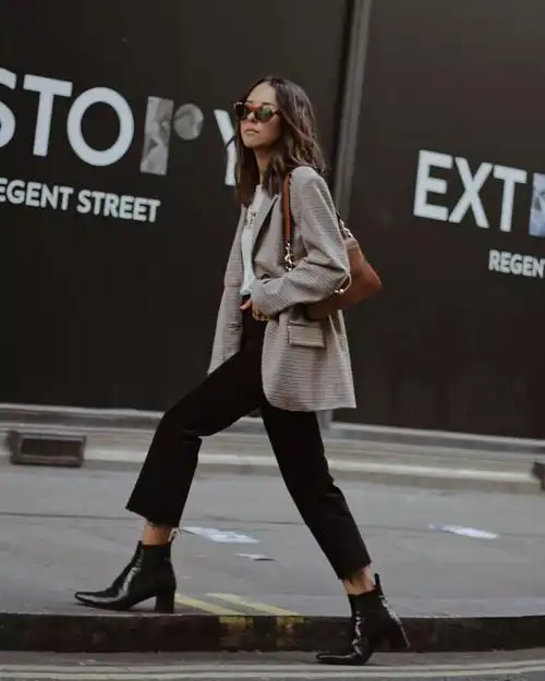 原创裤子短靴2020年时髦王炸cp看起来就很显贵