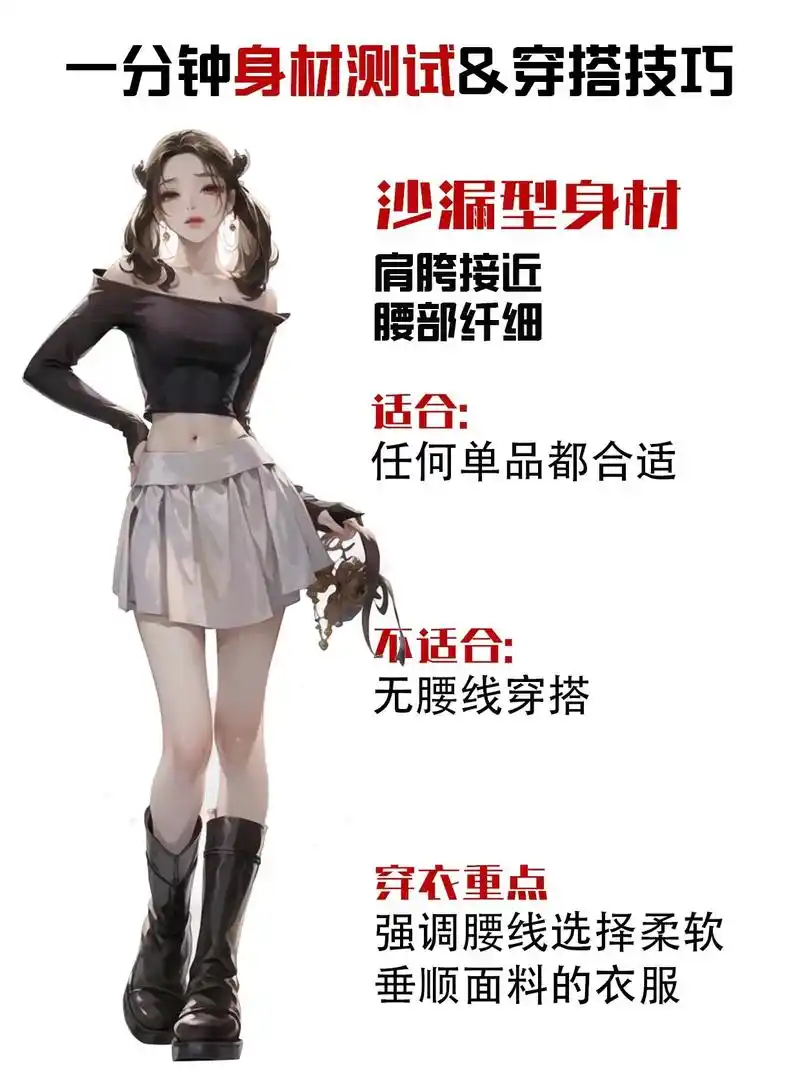 一分钟身材测试及穿搭技巧.#身材测试 #叫你的姐妹都来看看  - 抖音